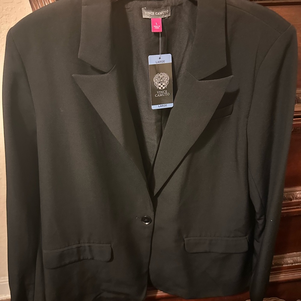 Vince Camuto Women's Classic Black Suit Jacket